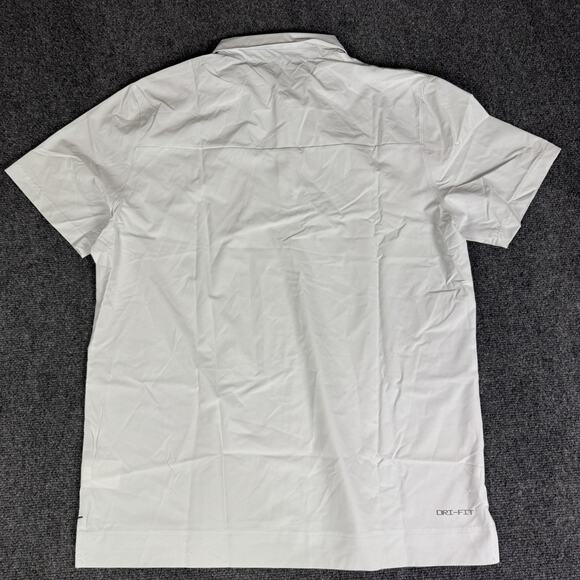 Nike Dri-FIT Coaches Performance Polo Shirt Gray Green Men's Size XL DJ5123-101 - Picture 5 of 11